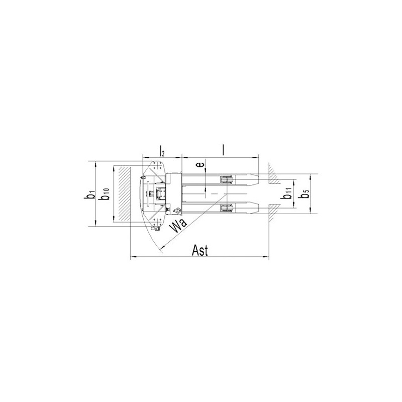 PS05F-800 | Sollevatore Autocaricante Noblelift 500kg 800mm - immagine 5